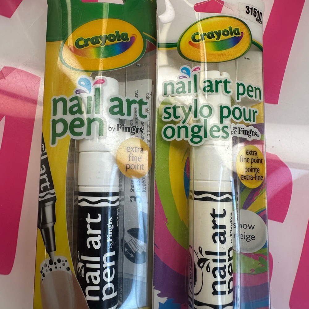 Crayola Nail Art Pen Duo — Black & White